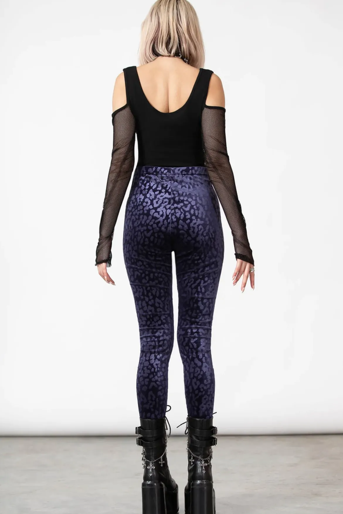 Killstar Caturday - leggingsit, luumu