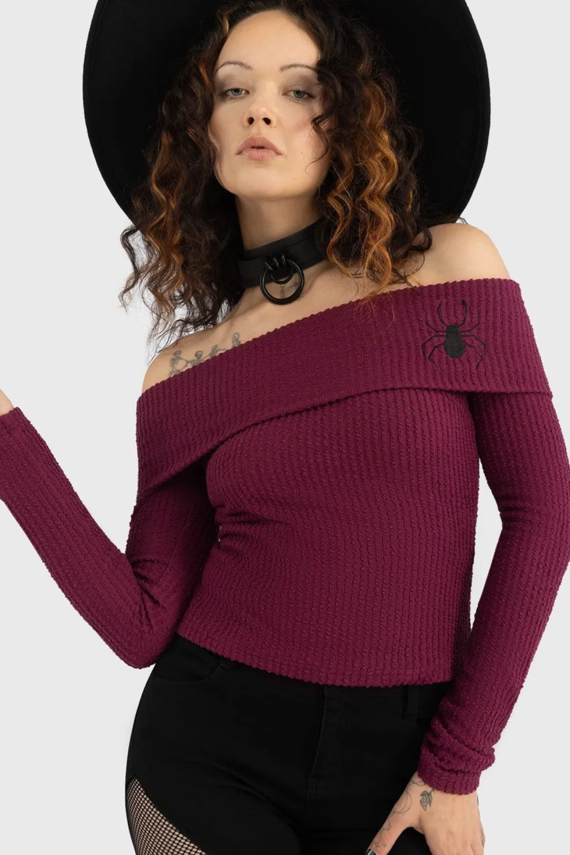 Killstar Cruor Off Shoulder - Toppi