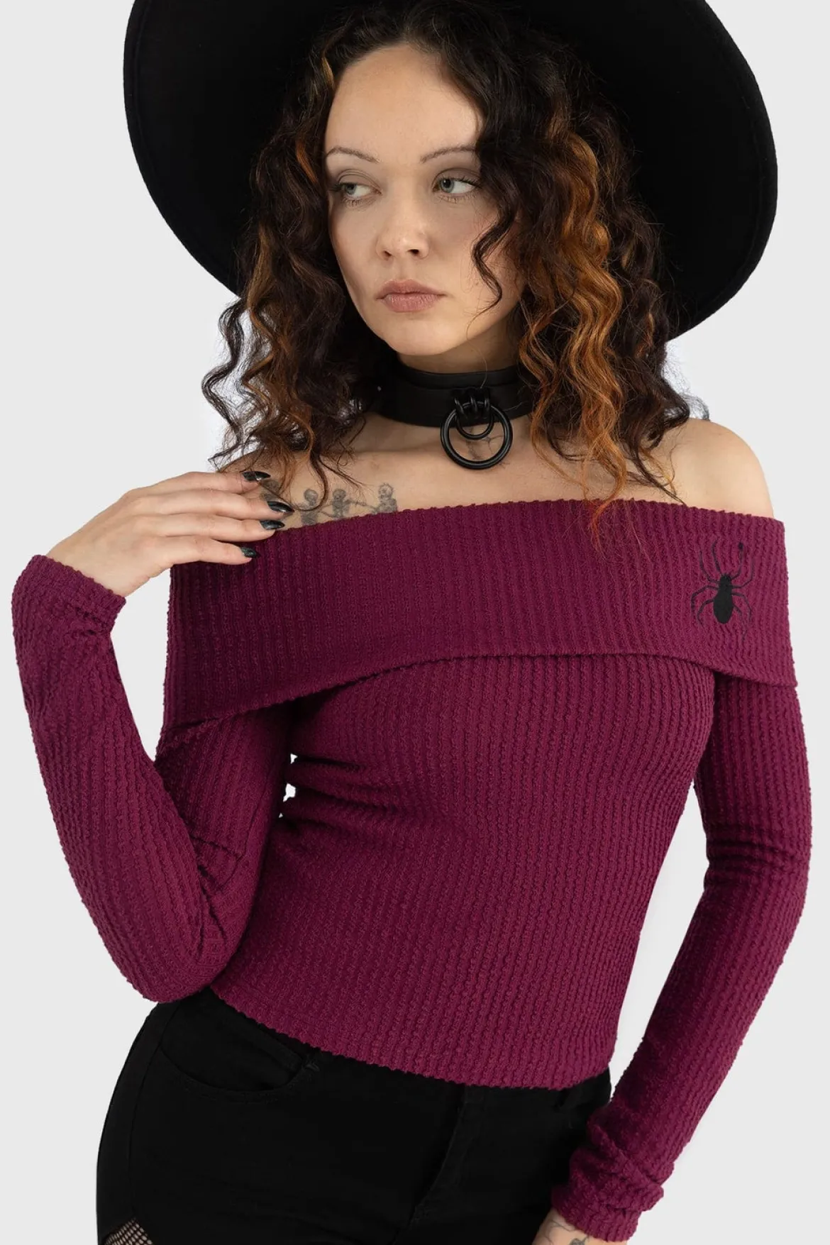 Killstar Cruor Off Shoulder - Toppi