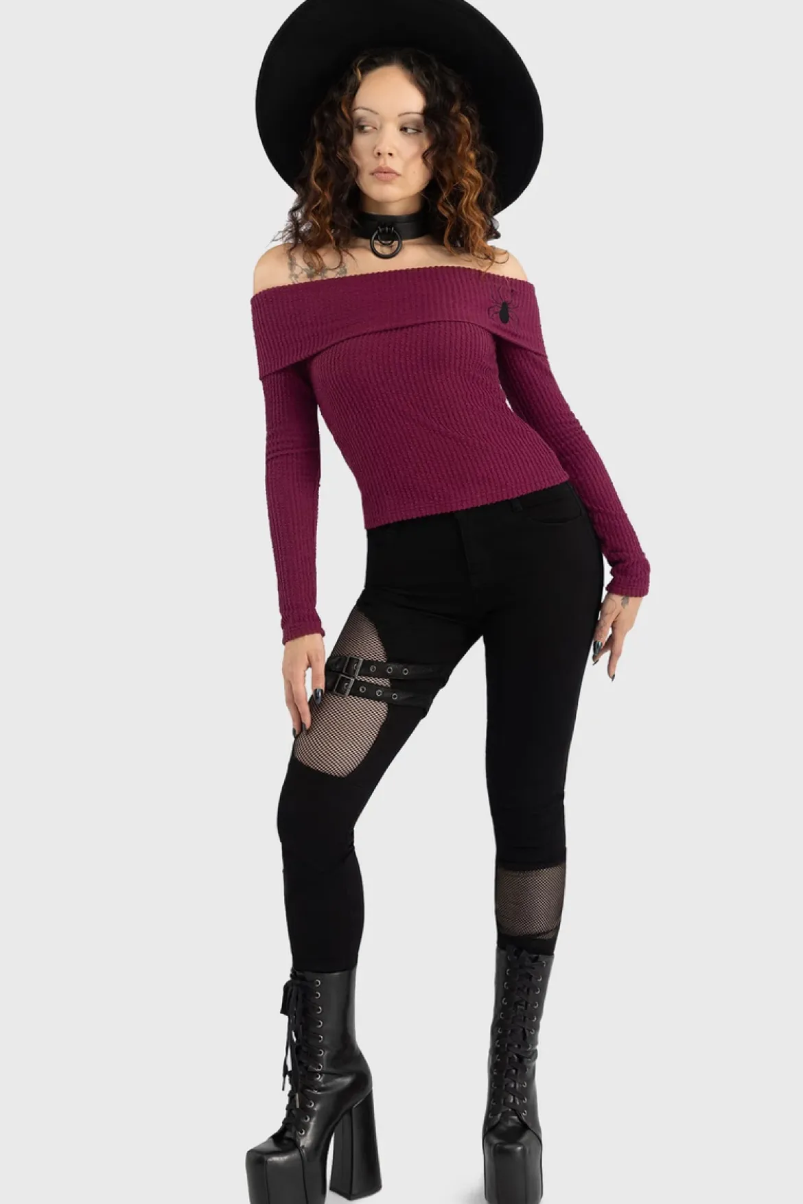 Killstar Cruor Off Shoulder - Toppi