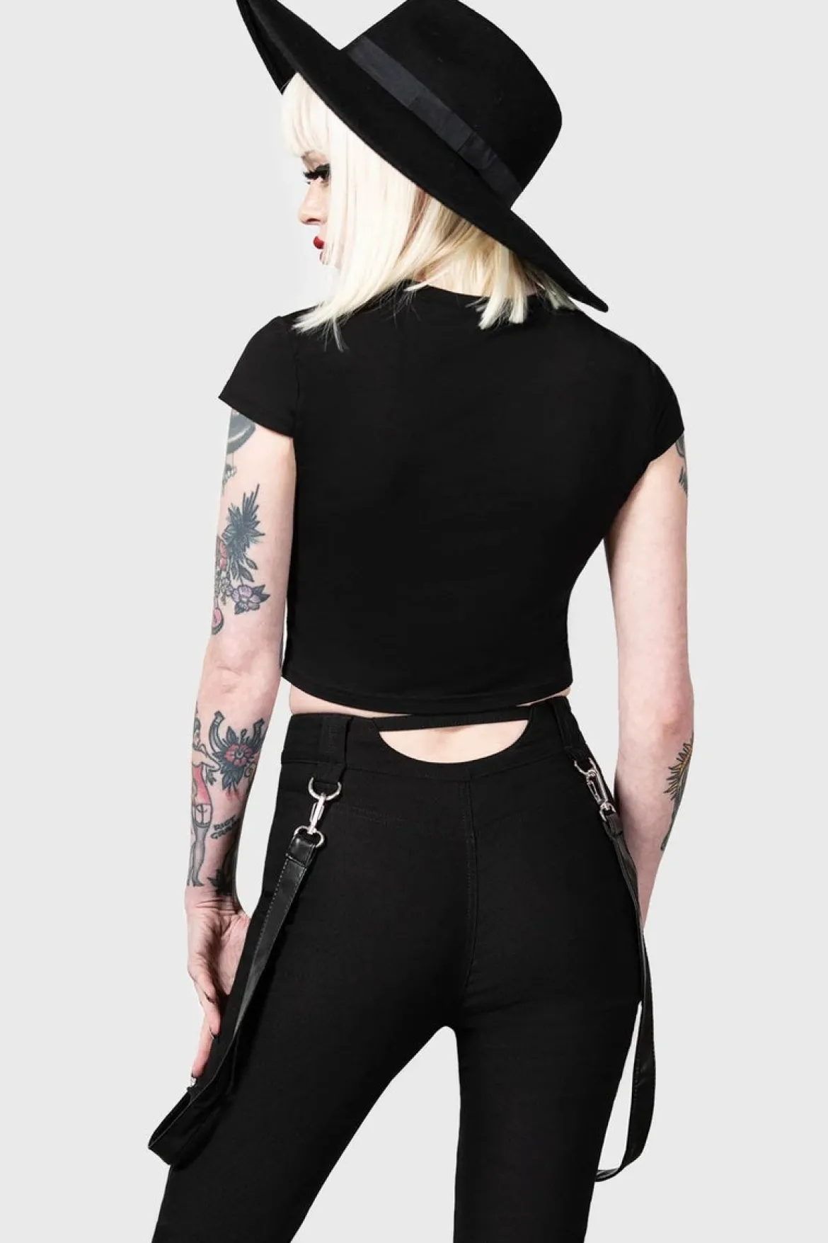 Killstar Cutout Bondage - Housut, Bootcut