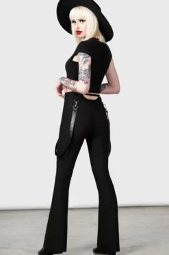 Killstar Cutout Bondage - Housut, Bootcut
