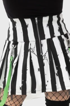 Killstar Distressed Stripe Pleated - Minihame