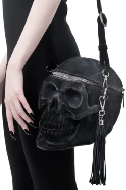 Killstar Grave Digger Skull - Käsilaukku, Velvet