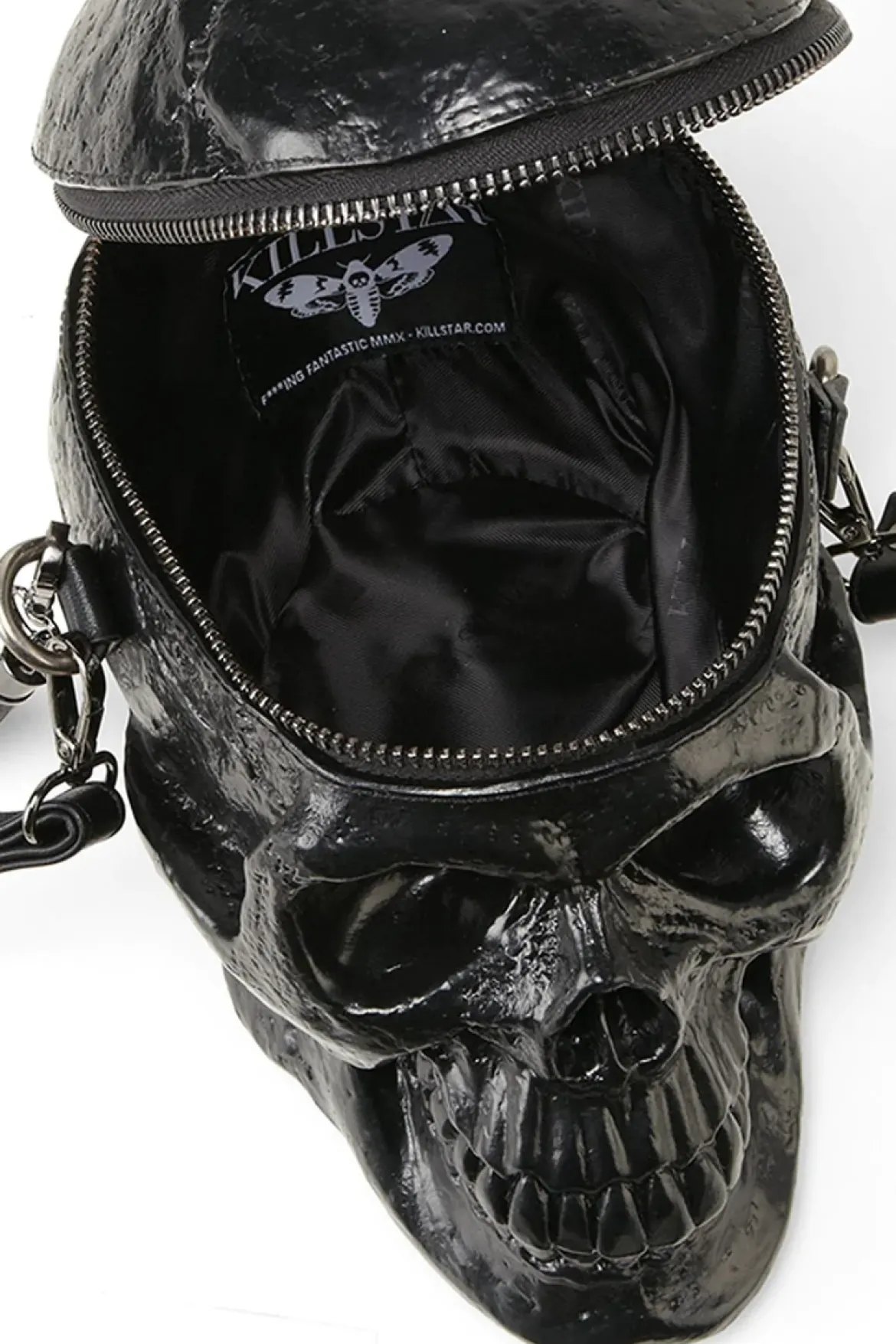 Killstar Grave Digger Skull - Käsilaukku, musta