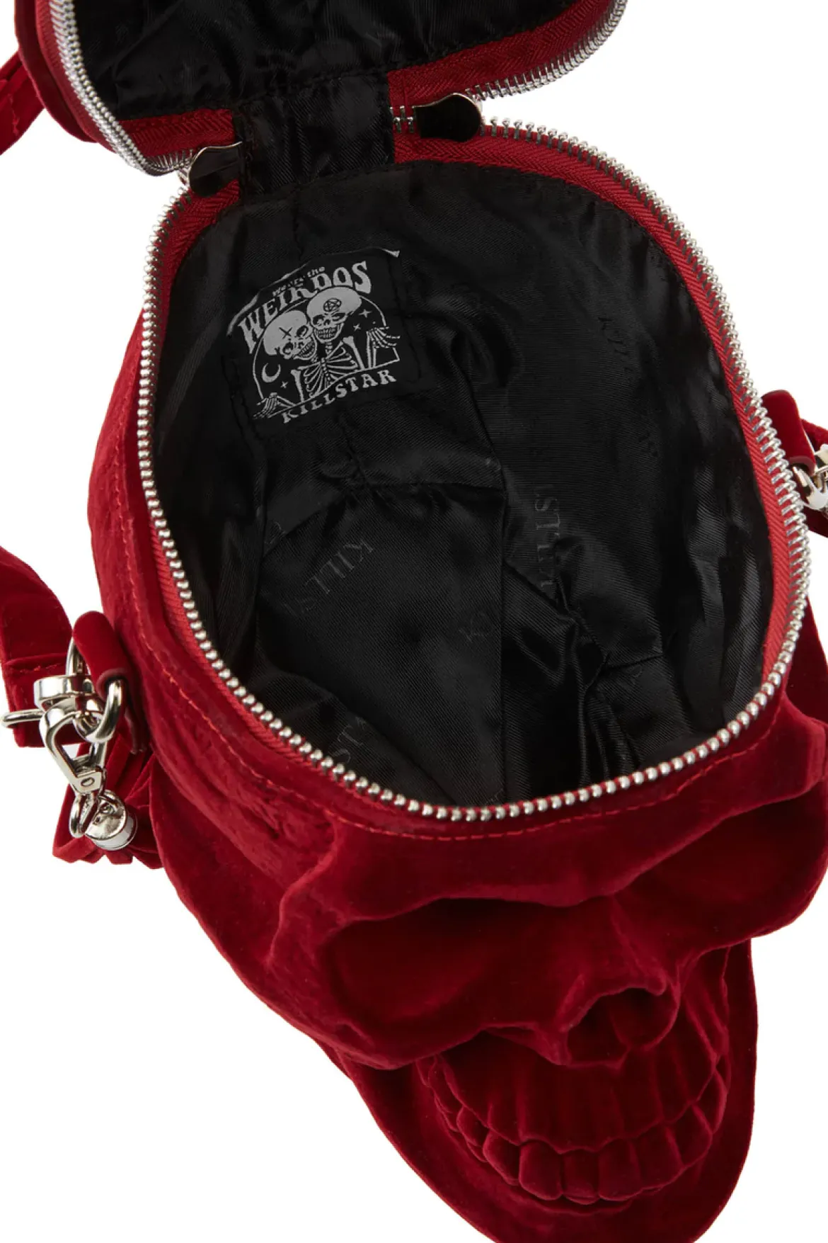 Killstar Grave Digger Skull - Käsilaukku, Blood