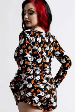 Killstar Haunted Pumpkin - Pitkähihainen paita