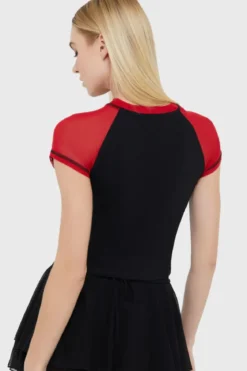 Killstar Marceline Kitty - Crop T-paita