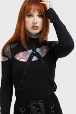 Killstar Miss Masher - Pitkähihainen paita