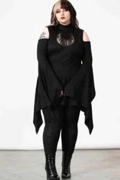 Killstar Moonshine - Cold Shoulder Paita