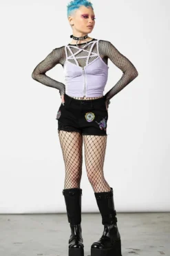 Killstar Oracle - farkkushortsit
