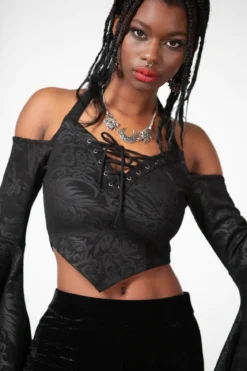 Killstar Periwinkle - Crop pusero