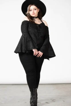 Killstar Periwinkle - Crop pusero