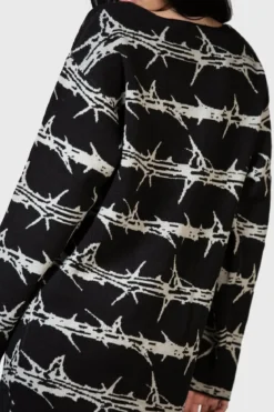 Killstar Prickled Contention - Neule, unisex