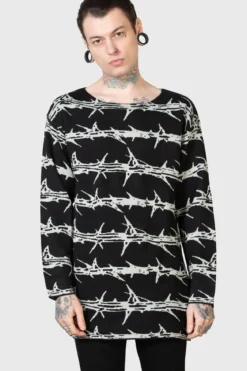 Killstar Prickled Contention - Neule, unisex