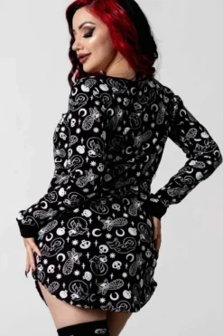 Killstar Purr Off - Yö mekko, black