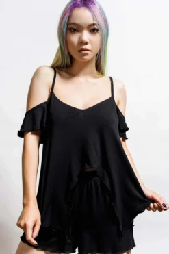 Killstar Rest Her Soul - Shortsi pyjama