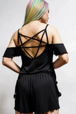 Killstar Rest Her Soul - Shortsi pyjama
