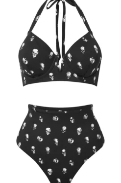 Killstar Skulls - 2-osainen bikini Uimapuku