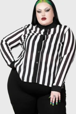 Killstar Stripe Down - Paita