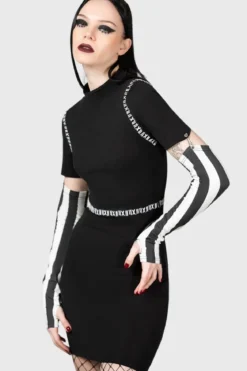 Killstar Stripes & Stitches - Mekko
