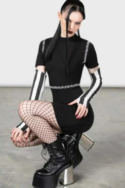Killstar Stripes & Stitches - Mekko