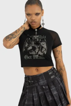Killstar Talk Shit - Crop toppi