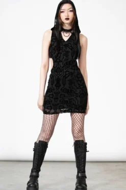 Killstar Ultravox - Hupullinen mesh mekko