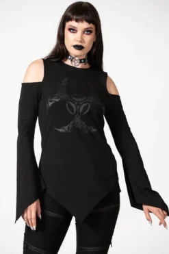 Killstar Voxy - Cold shoulder paita