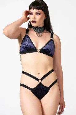 Killstar Wicked Game - Rintaliivit, violetti