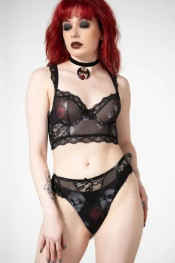 Killstar Wild Rose - Rintaliivit