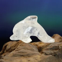 Kirkas kvartsi Delfiini 5cm