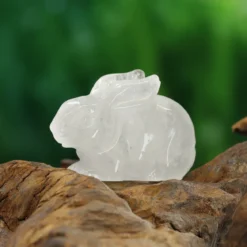 Kirkas kvartsi - Jänis 5cm