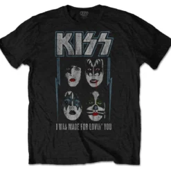 Kiss Made for loving you - T-paita