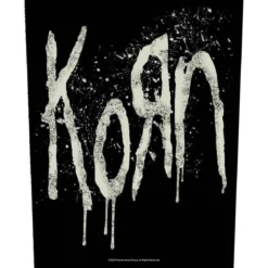 Korn Splatter Logo - Kangasmerkki, selkä