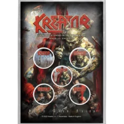 Kreator: Hate Uber Alles- Pinssi setti 5kpl