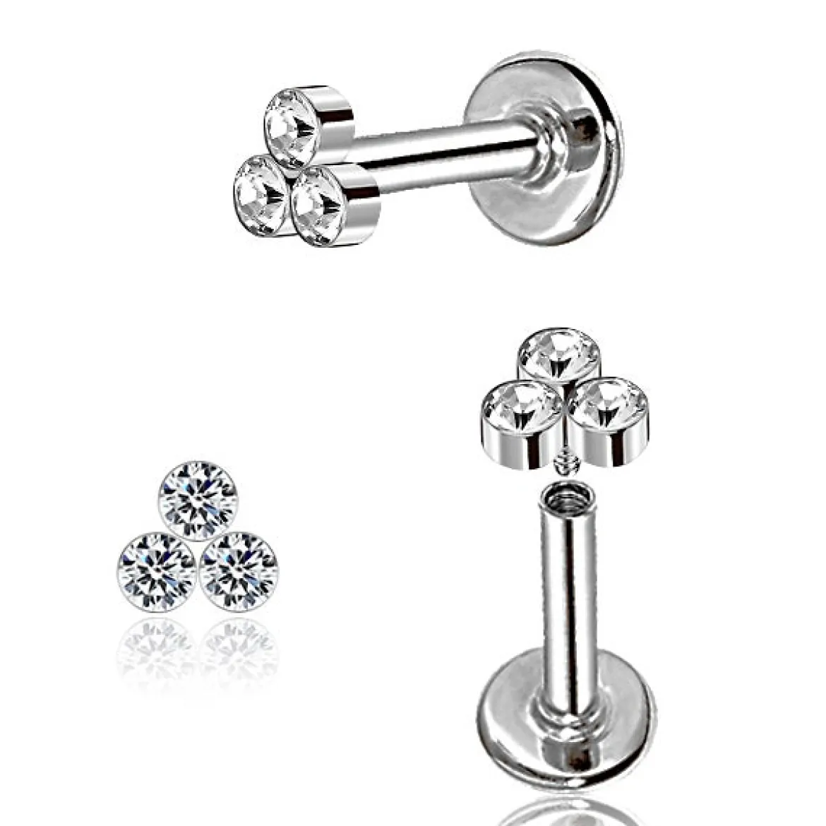 Kristallit - Lävistyskoru, labret