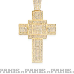 Kullanvärinen kaulakoru - Cross