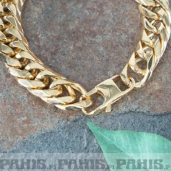 Kullanvärinen teräsranneketju 13 mm, 21 cm