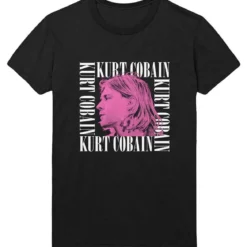 Kurt Cobain Head Shot Frame - T-paita