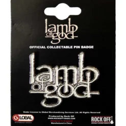 Lamb Of God Logo - Pinssi