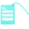 Laukun nimikyltti - Blue Flamingo