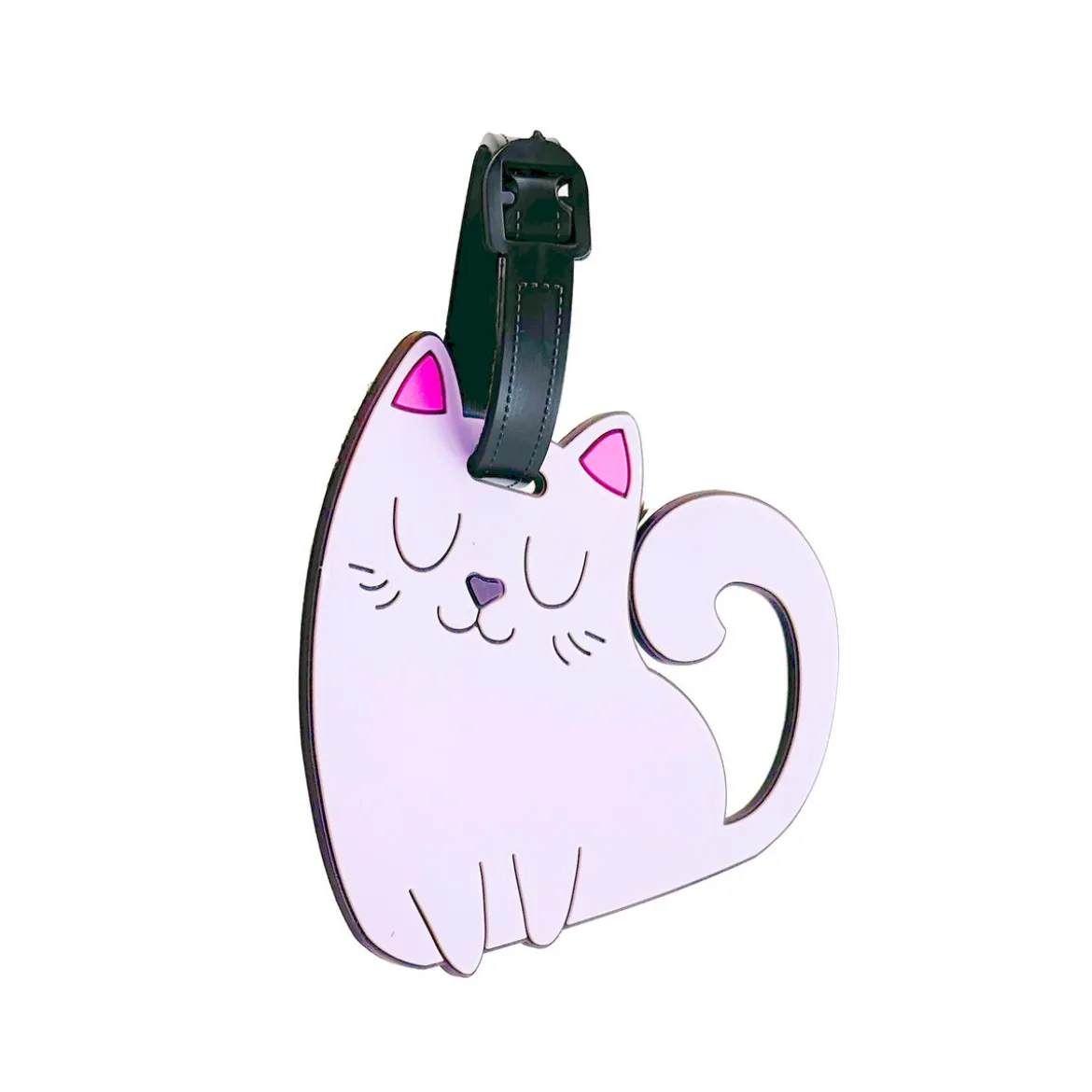 Laukun nimikyltti - Cat, useita värivaihtoehtoja
