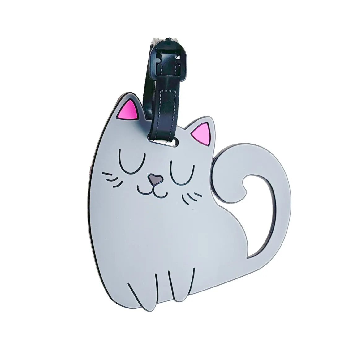 Laukun nimikyltti - Cat, useita värivaihtoehtoja