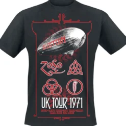 Led Zeppelin UK tour '71 - T-paita