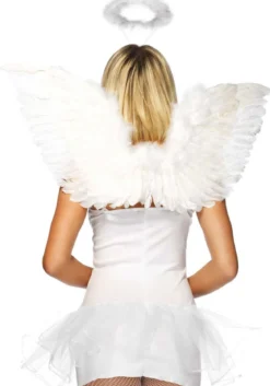 Leg Avenue Angel - Enkeli asustesetti, valkoinen
