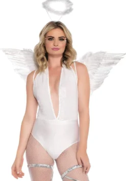 Leg Avenue Angel - Enkeli asustesetti, valkoinen