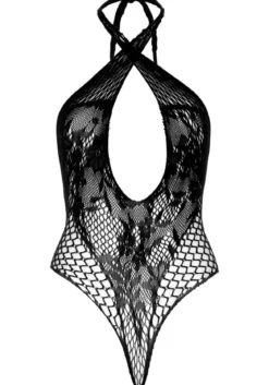 Leg Avenue Lace and net halter - Pitsi teddy
