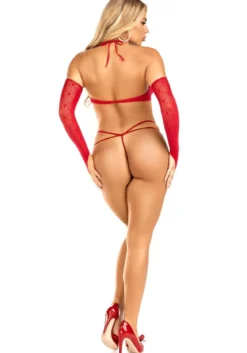 Leg Avenue Mini Heart Net - Alusasusetti