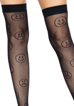 Leg Avenue Mood Swing Fishnet - Ylipolvensukat